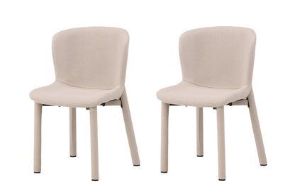 Astoria spisebordsstole - beige - 2 stk. - billede 2
