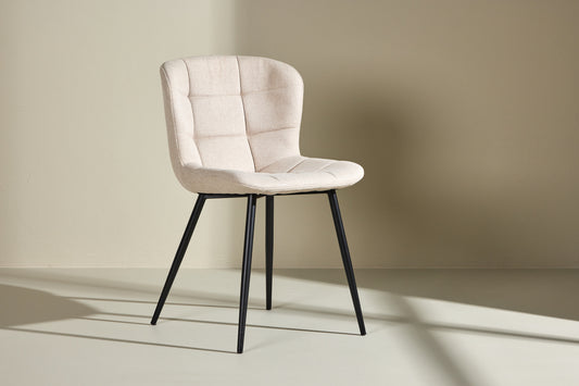 Lily Spisebordsstole 2 stk Beige