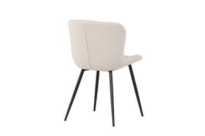 Lily spisebordsstole - beige, sort - 2 stk. - billede 9