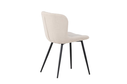 Lily spisebordsstole - beige, sort - 2 stk. - billede 10