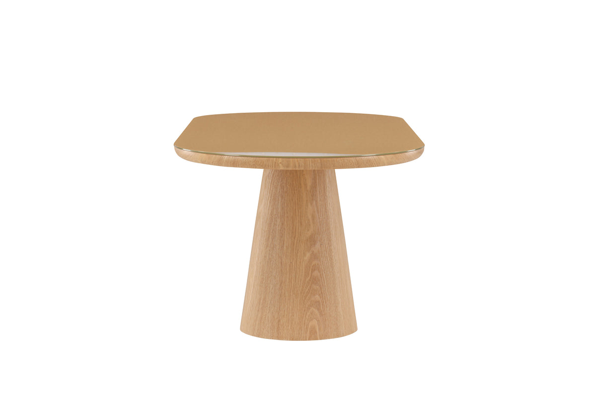Castor ovalt spisebord - 200 × 90 cm - natur - billede 10