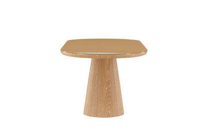 Castor ovalt spisebord - 200 × 90 cm - natur - billede 10