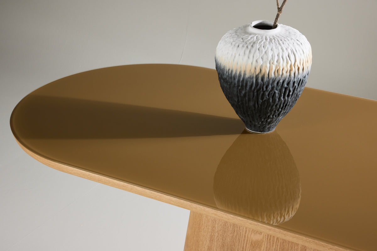 Castor ovalt spisebord - 200 × 90 cm - natur - billede 18
