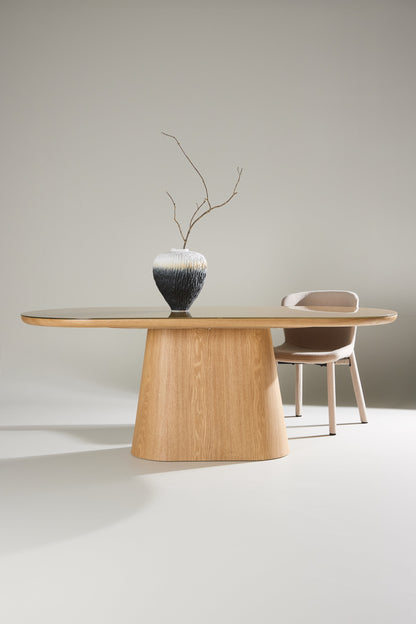 Castor ovalt spisebord - 200 × 90 cm - natur - billede 19
