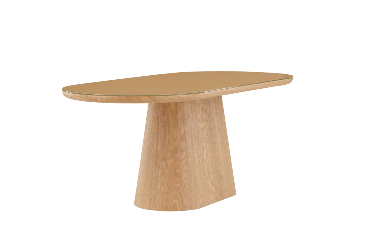 Castor ovalt spisebord - 200 × 90 cm - natur - billede 5