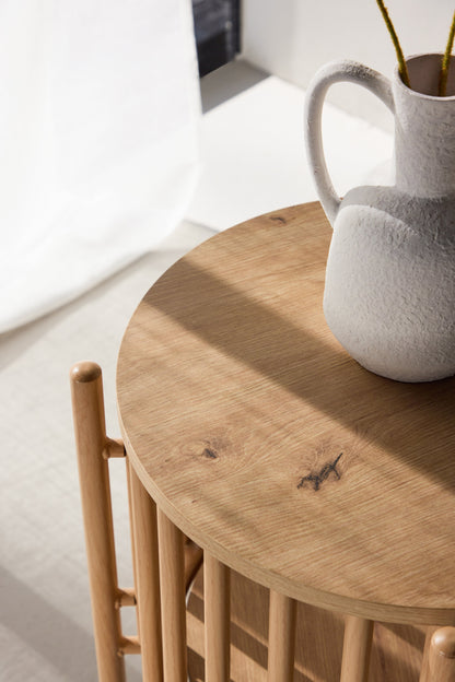Rubbo sidebord - Ø45 cm - natur - billede 19