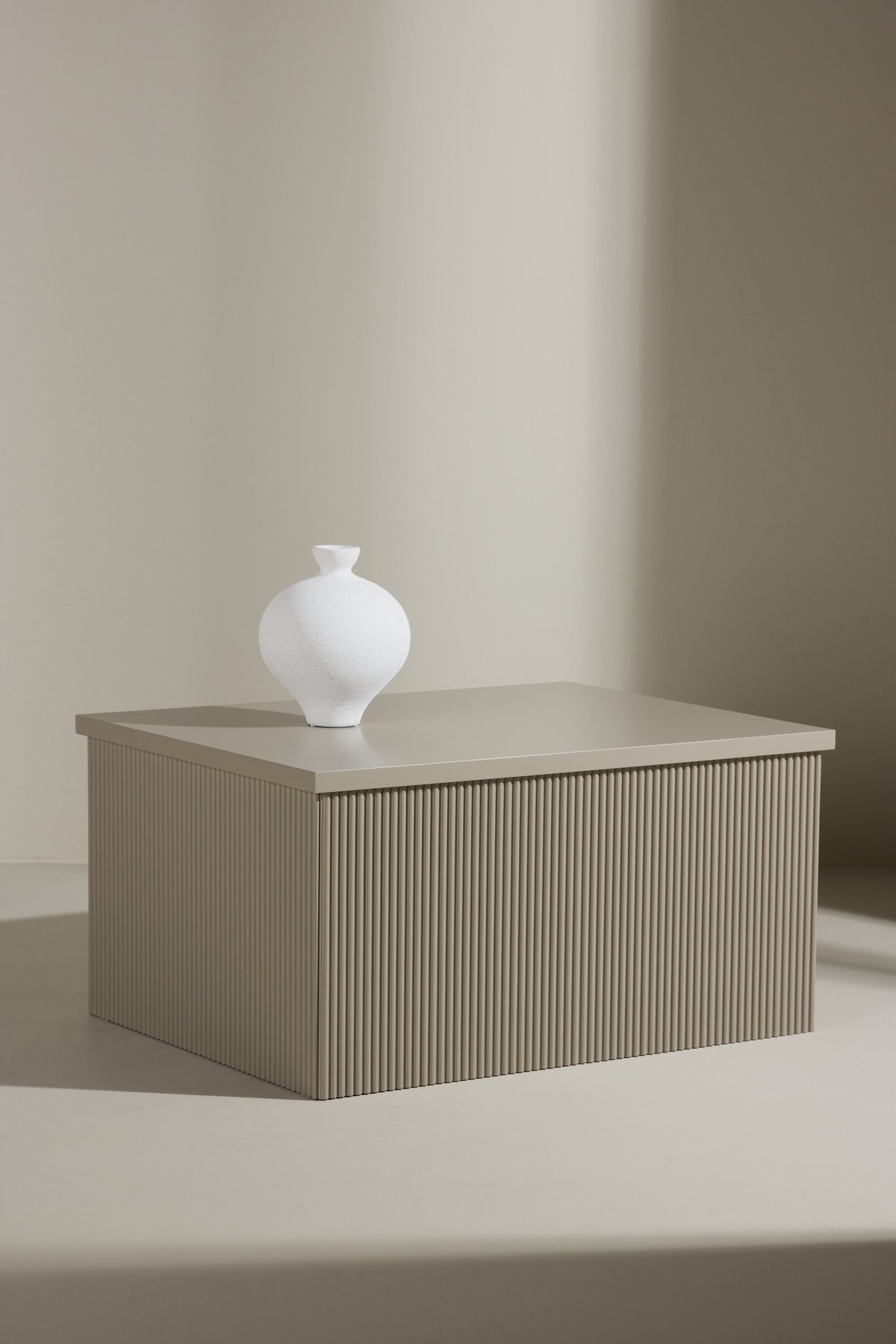 Lenox sidebord - 80 × 60 cm - beige - billede 17