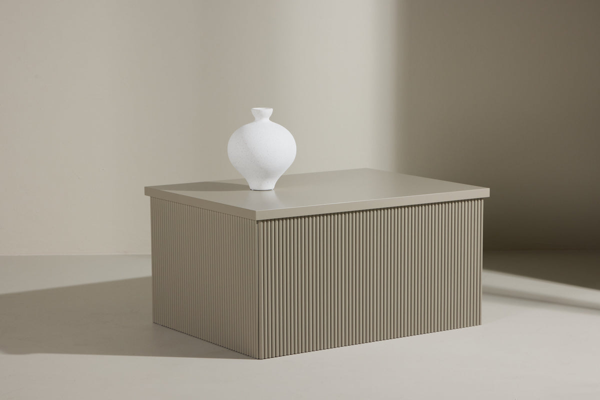 Lenox sidebord - 80 × 60 cm - beige - billede 13