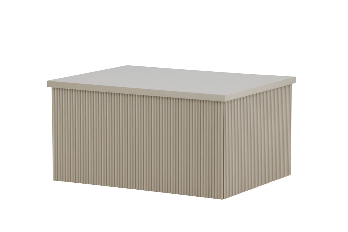 Lenox sidebord - 80 × 60 cm - beige - billede 2