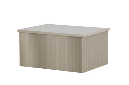 Lenox sidebord - 80 × 60 cm - beige - billede 2