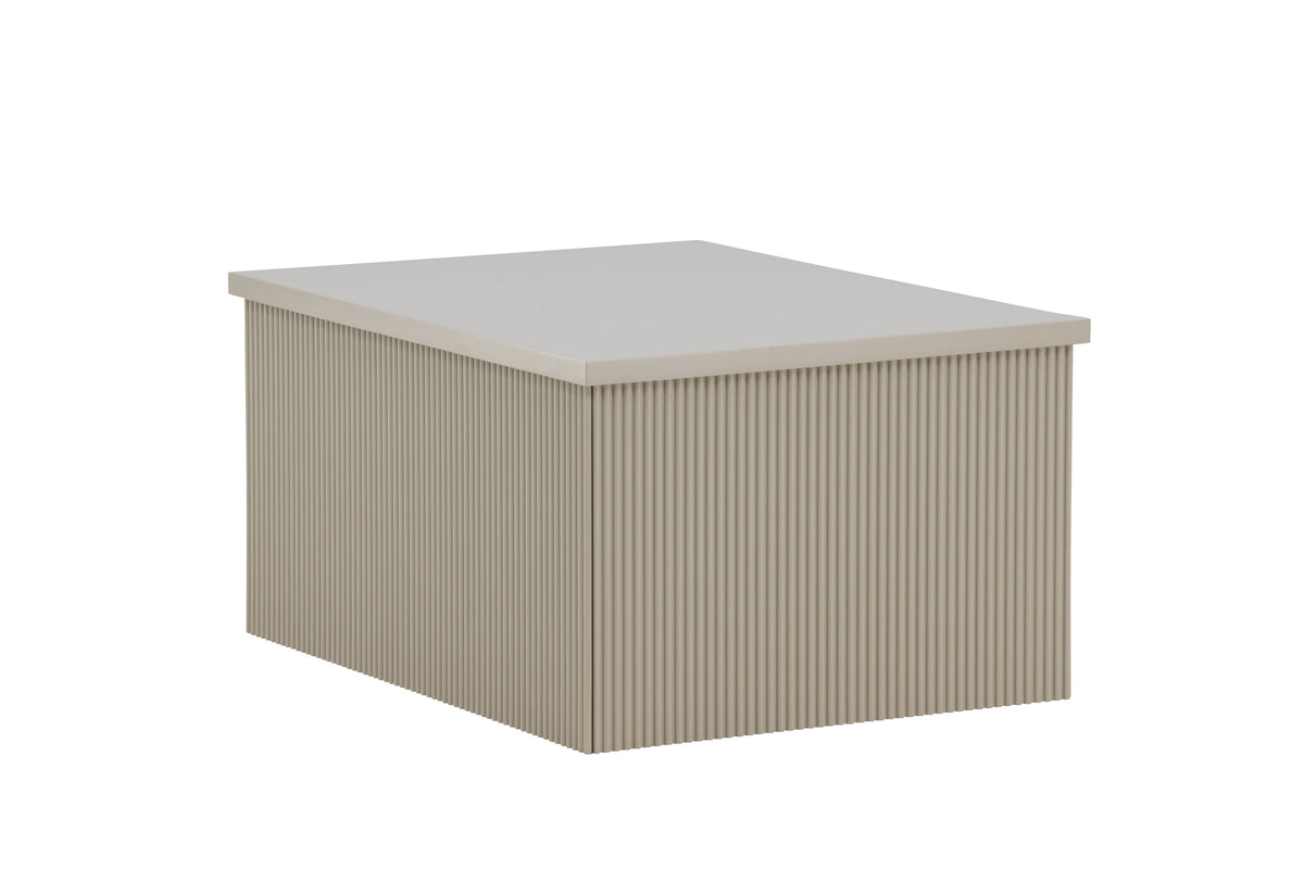Lenox sidebord - 80 × 60 cm - beige - billede 3