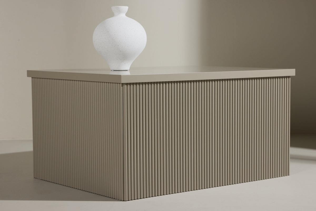 Lenox sidebord - 80 × 60 cm - beige - billede 14