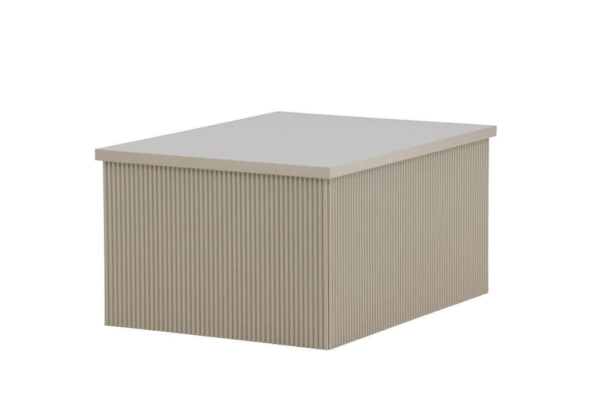 Lenox sidebord - 80 × 60 cm - beige - billede 5