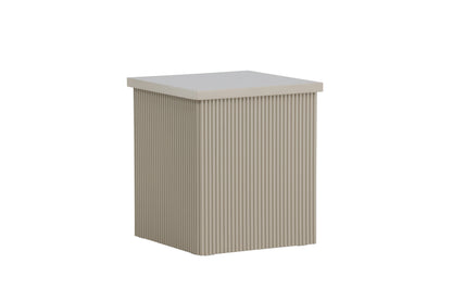 Lenox sidebord - 40 × 40 cm - beige - billede 3