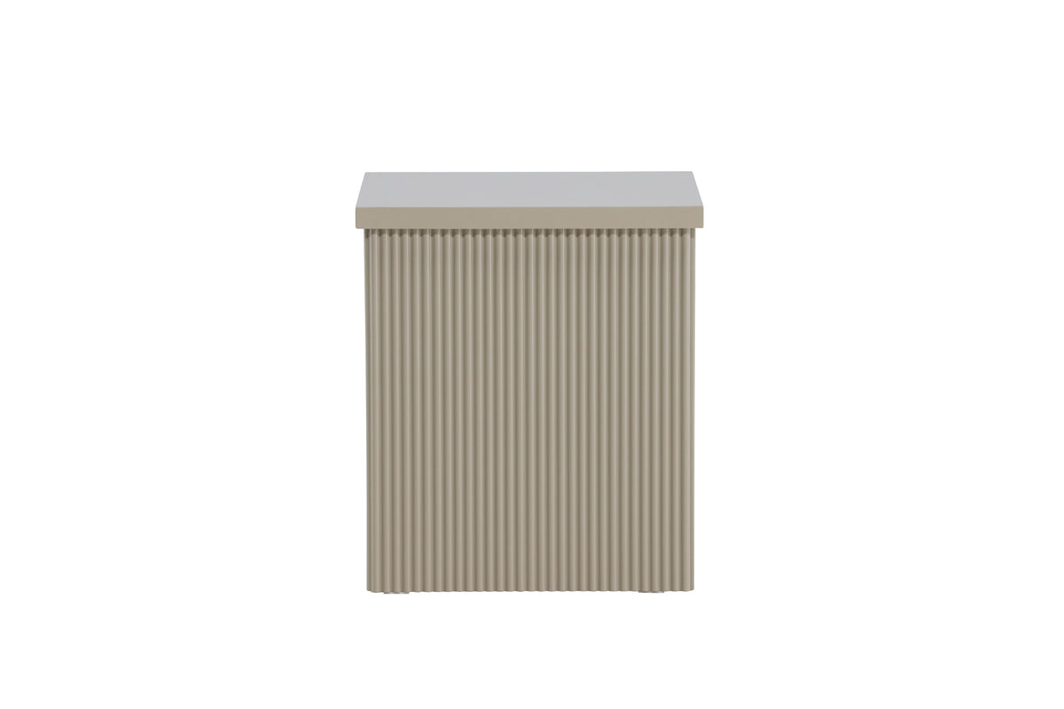 Lenox sidebord - 40 × 40 cm - beige - billede 4