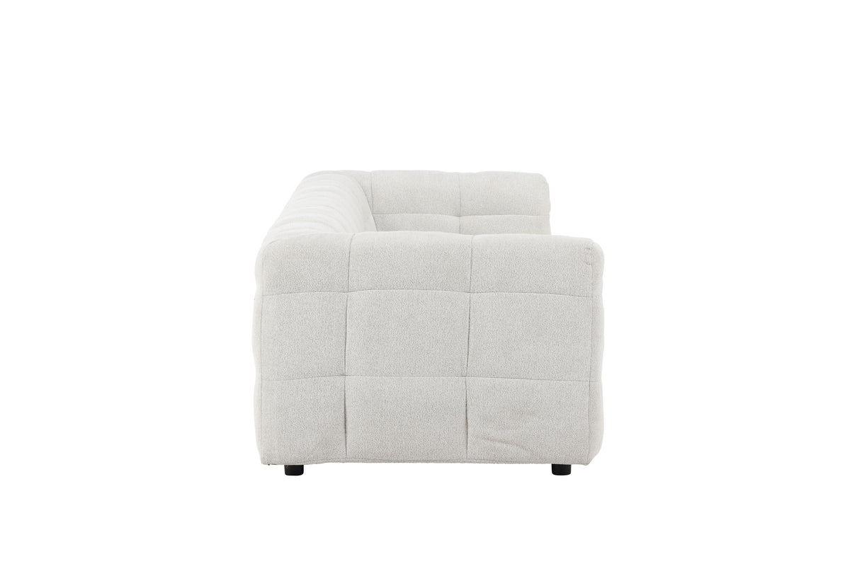 Malou 3-personers sofa - beige, sort - billede 10