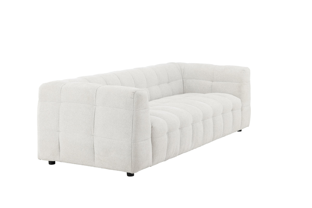 Malou 3-personers sofa - beige, sort - billede 11