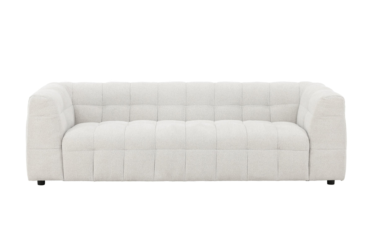 Malou 3-personers sofa - beige, sort - billede 1