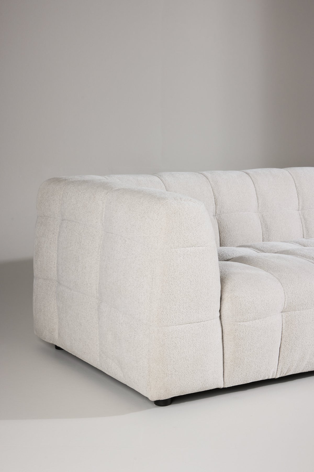 Malou 3-personers sofa - beige, sort - billede 19