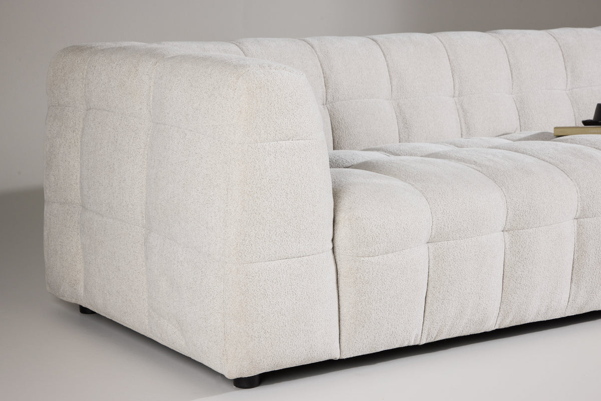 Malou 3-personers sofa - beige, sort - billede 14