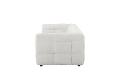 Malou 3-personers sofa - beige, sort - billede 4