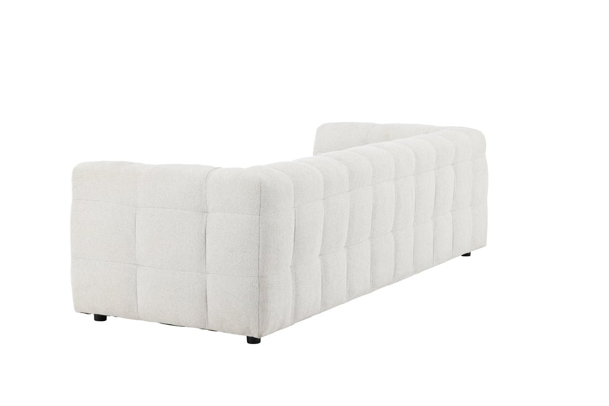 Malou 3-personers sofa - beige, sort - billede 5