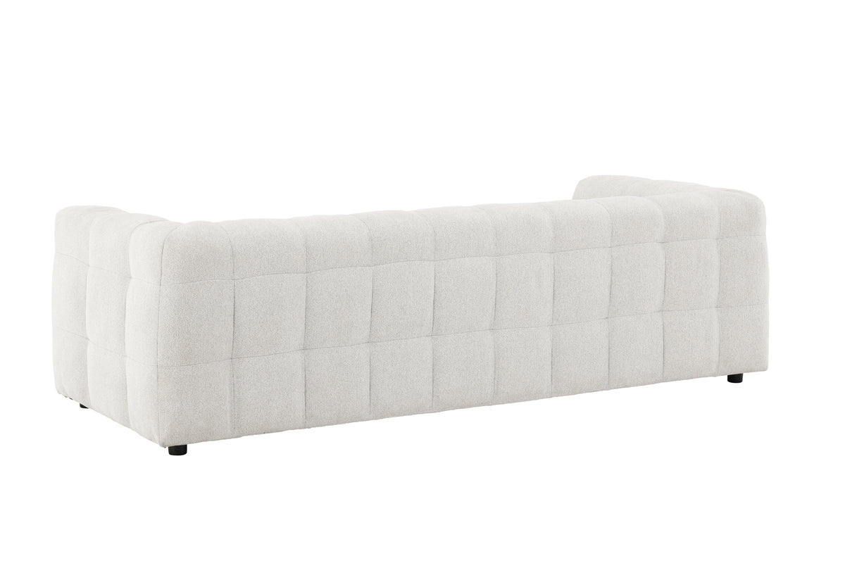 Malou 3-personers sofa - beige, sort - billede 6