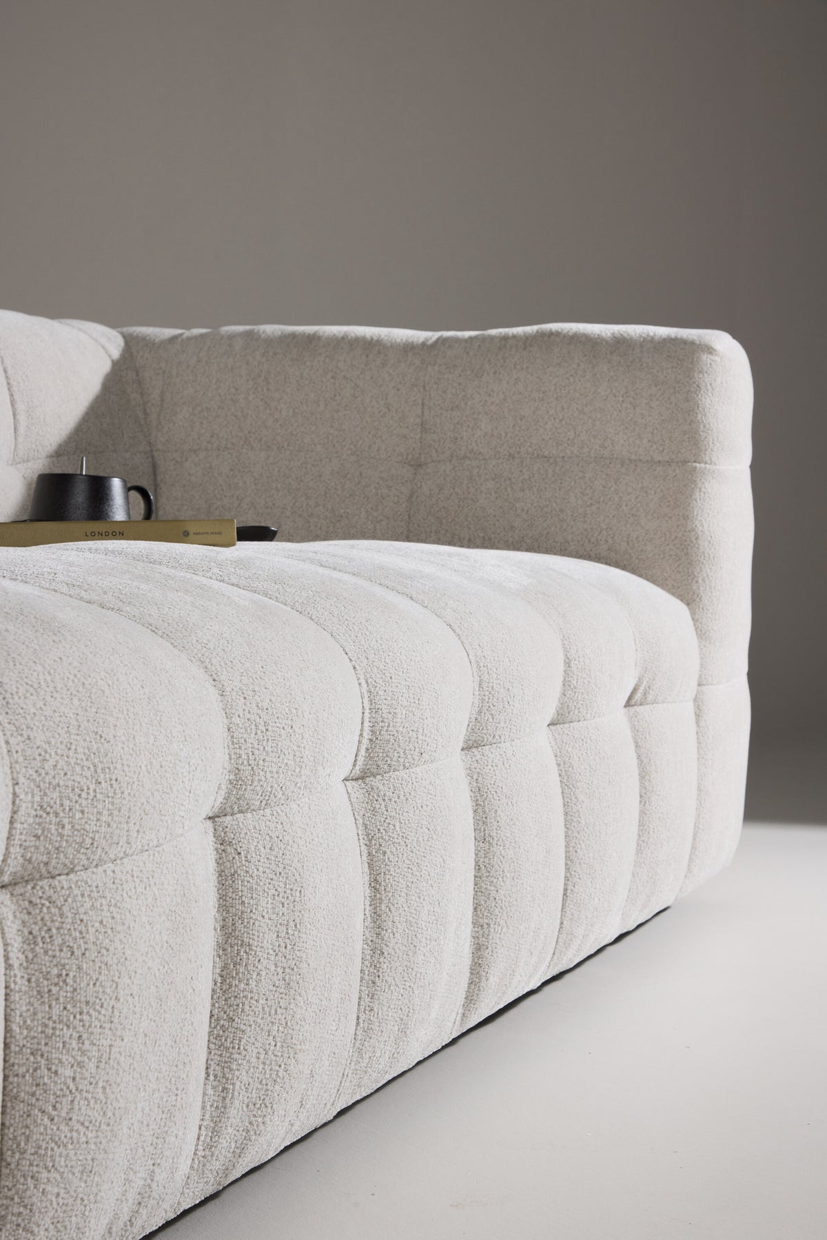 Malou 3-personers sofa - beige, sort - billede 21