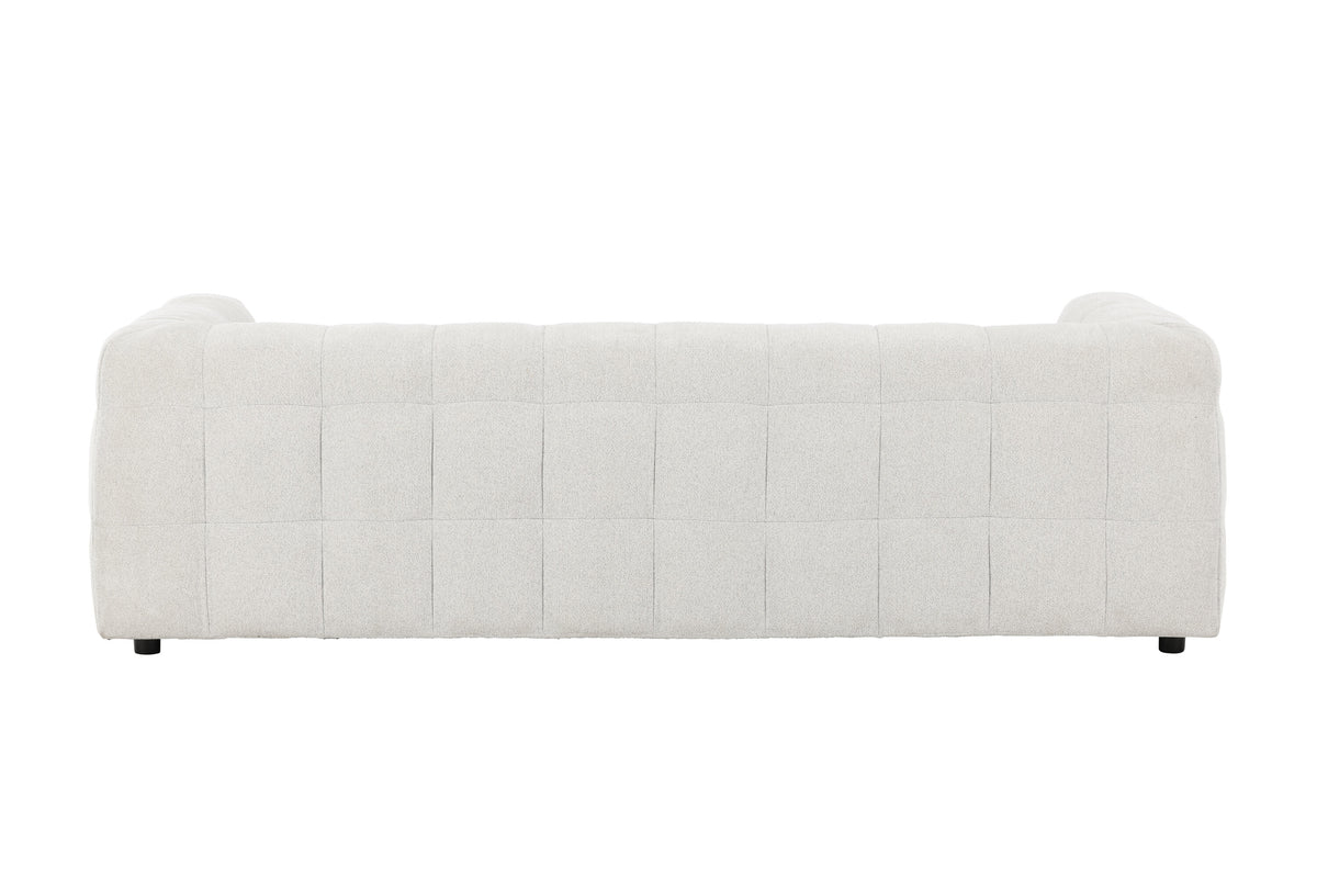 Malou 3-personers sofa - beige, sort - billede 7