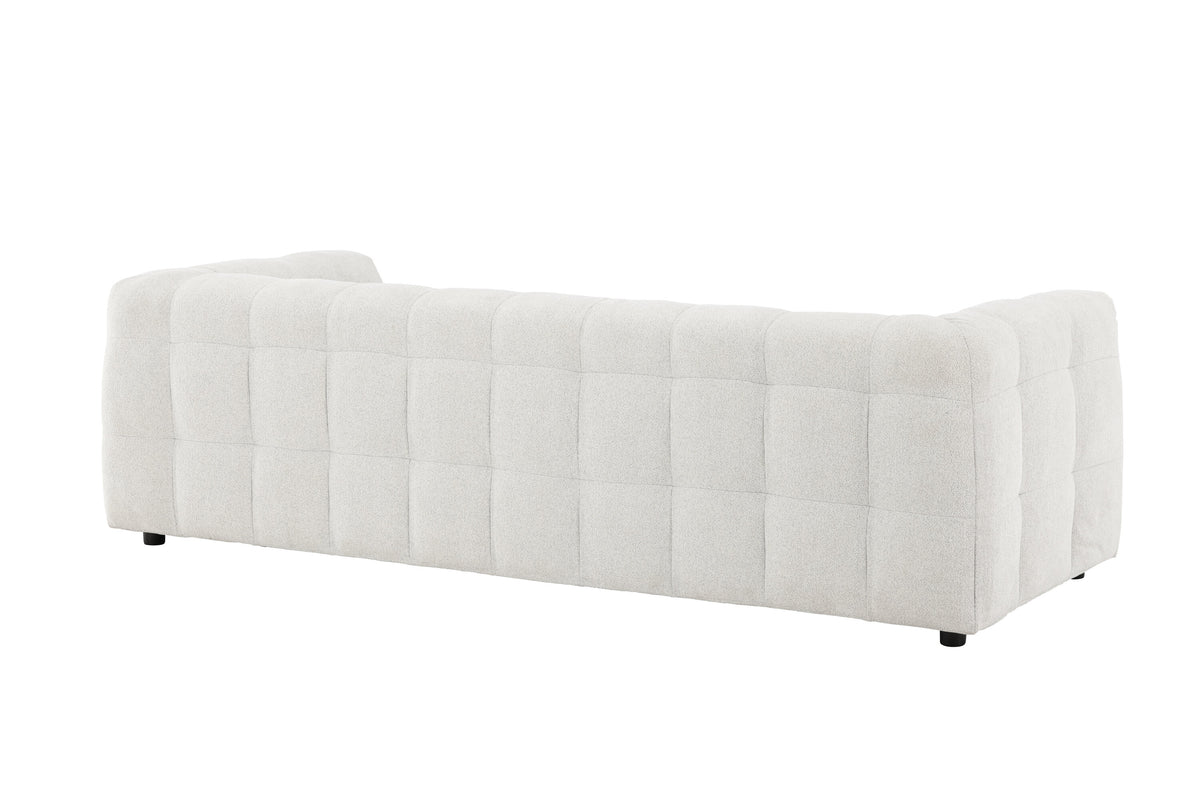 Malou 3-personers sofa - beige, sort - billede 8
