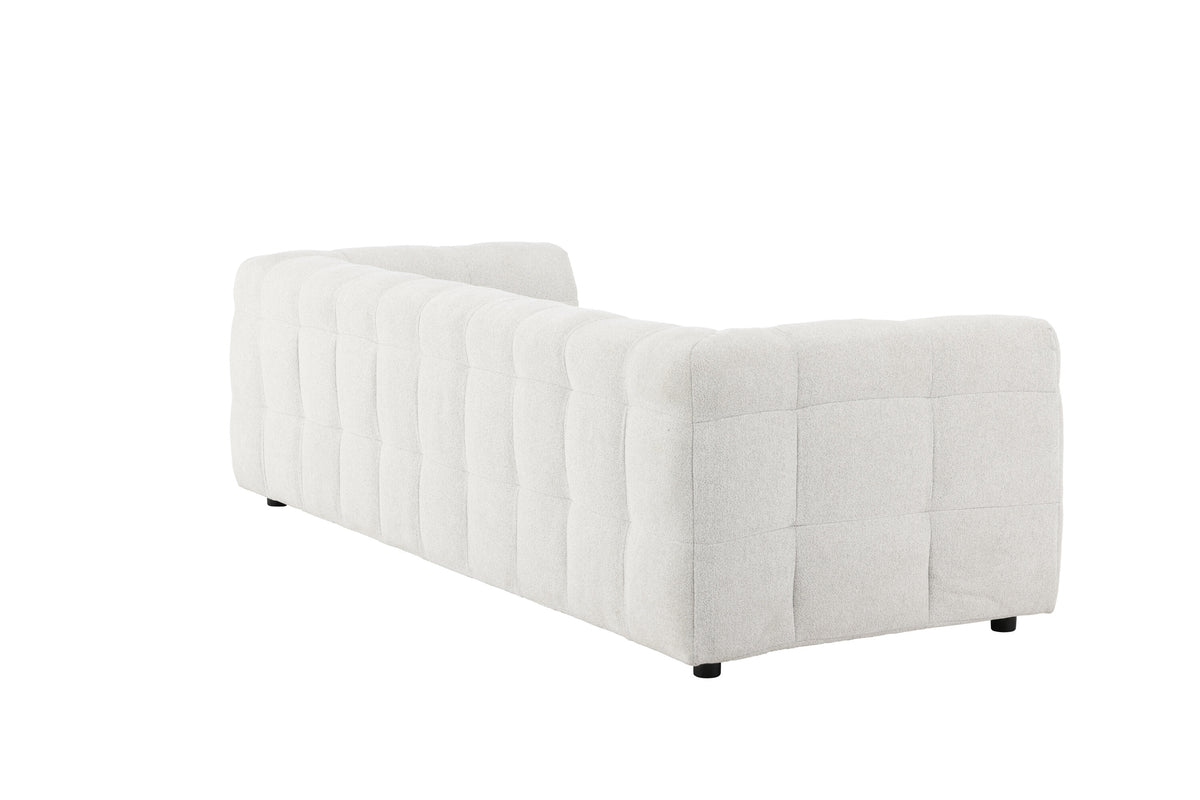 Malou 3-personers sofa - beige, sort - billede 9