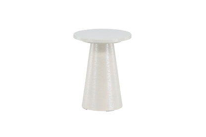 Lanzo sidebord - Ø35 cm - hvid - billede 1