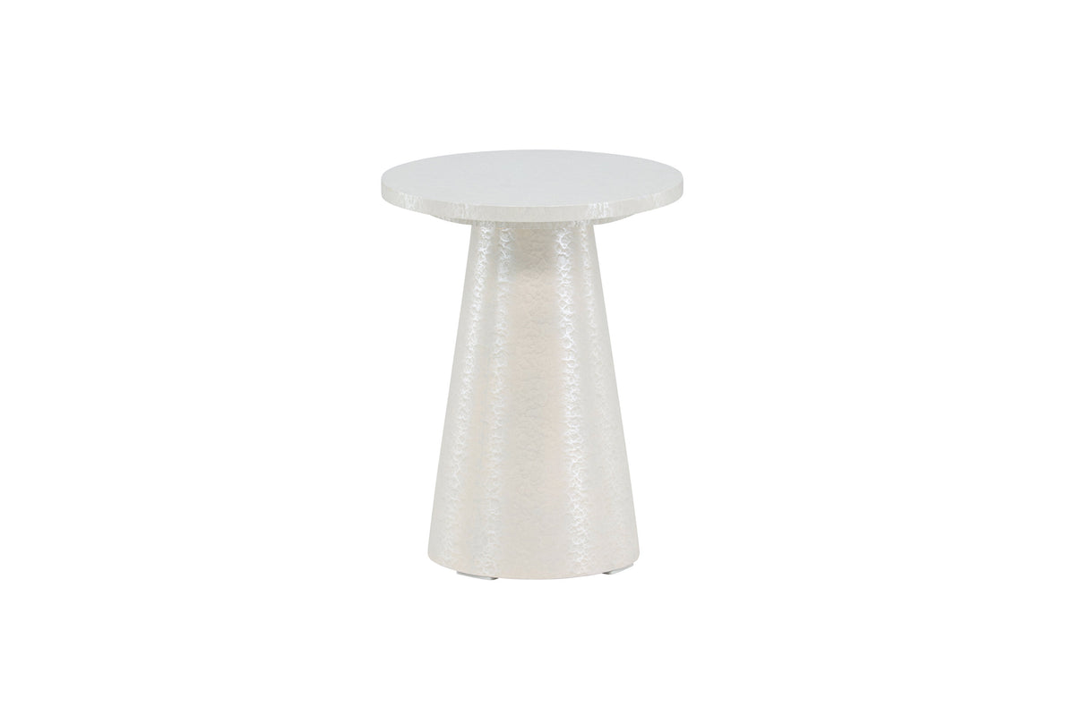 Lanzo sidebord - Ø35 cm - hvid - billede 3
