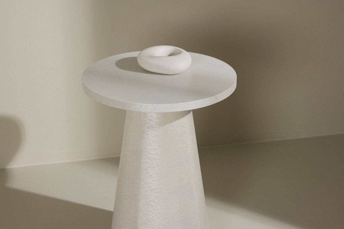 Lanzo sidebord - Ø35 cm - hvid - billede 14