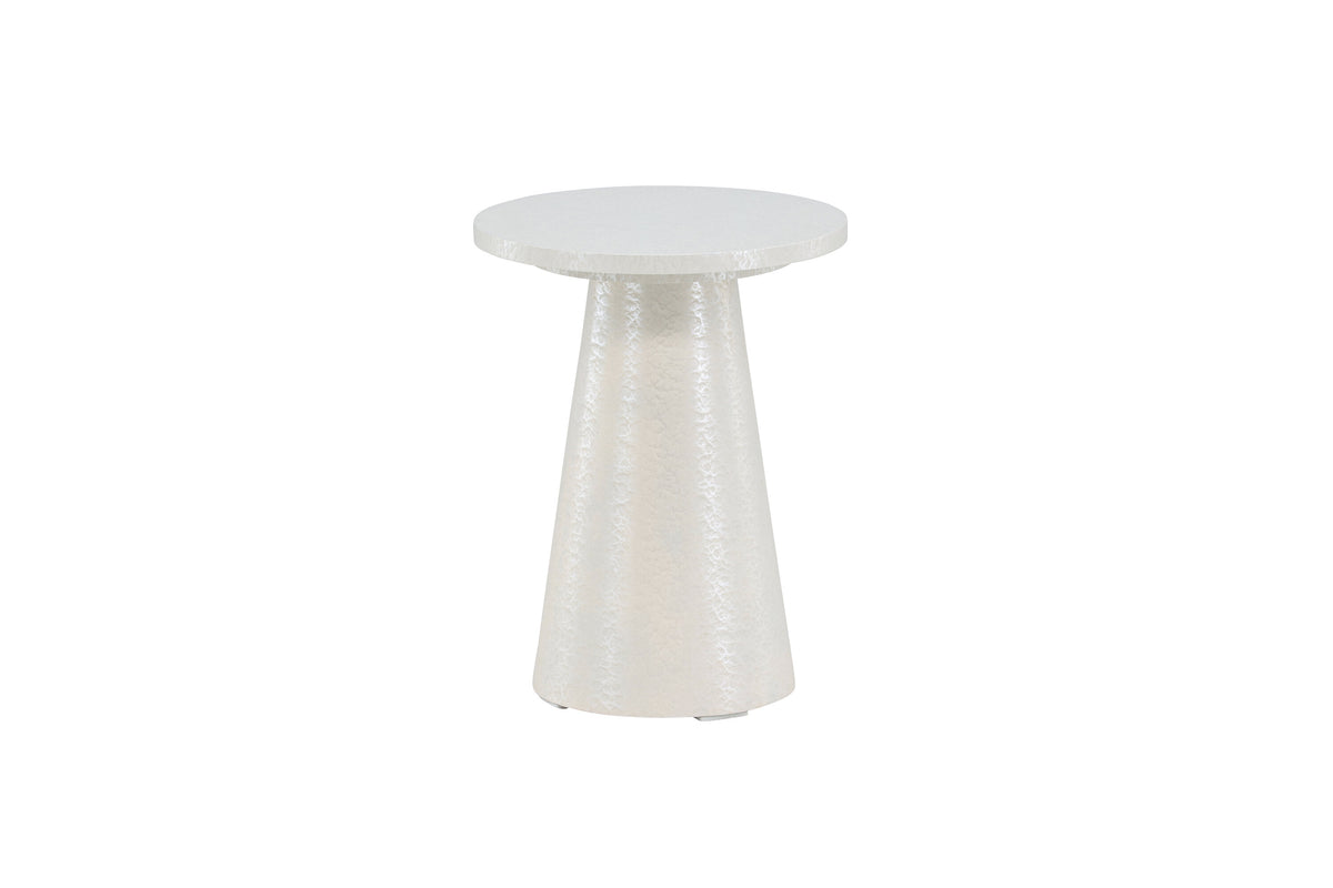 Lanzo sidebord - Ø35 cm - hvid - billede 4