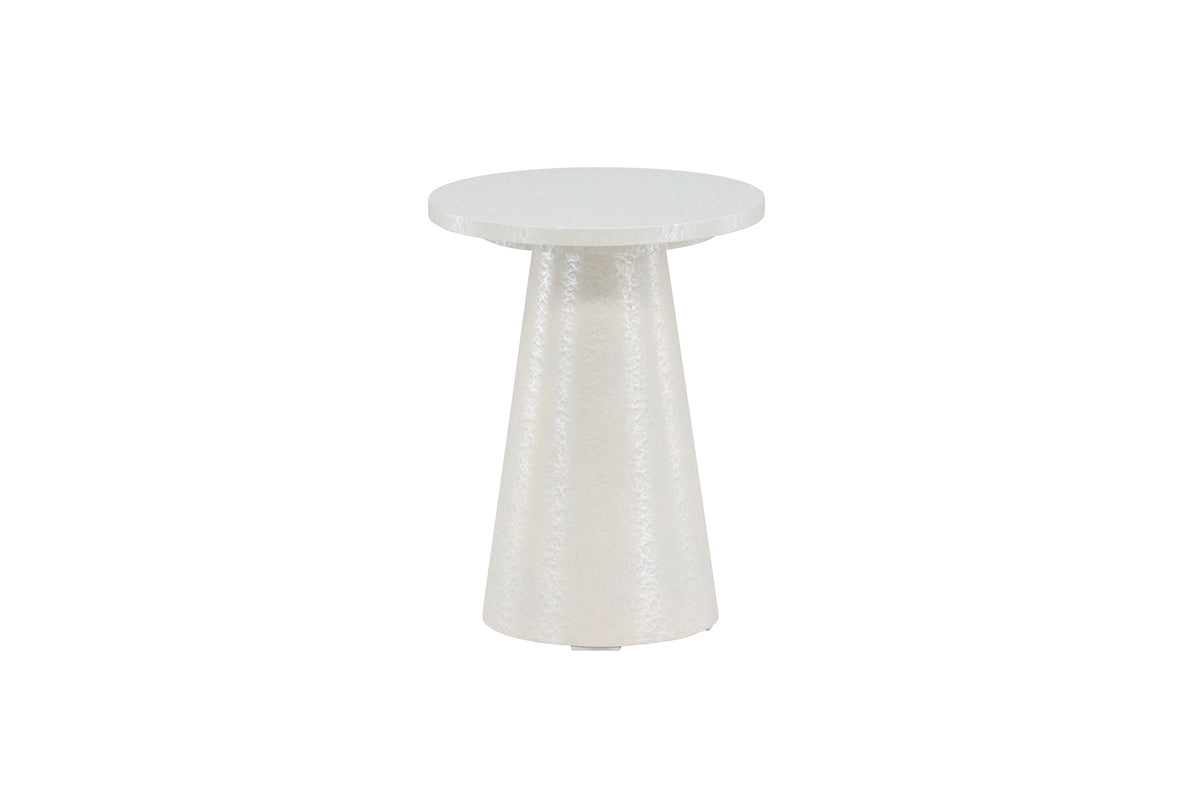 Lanzo sidebord - Ø35 cm - hvid - billede 5