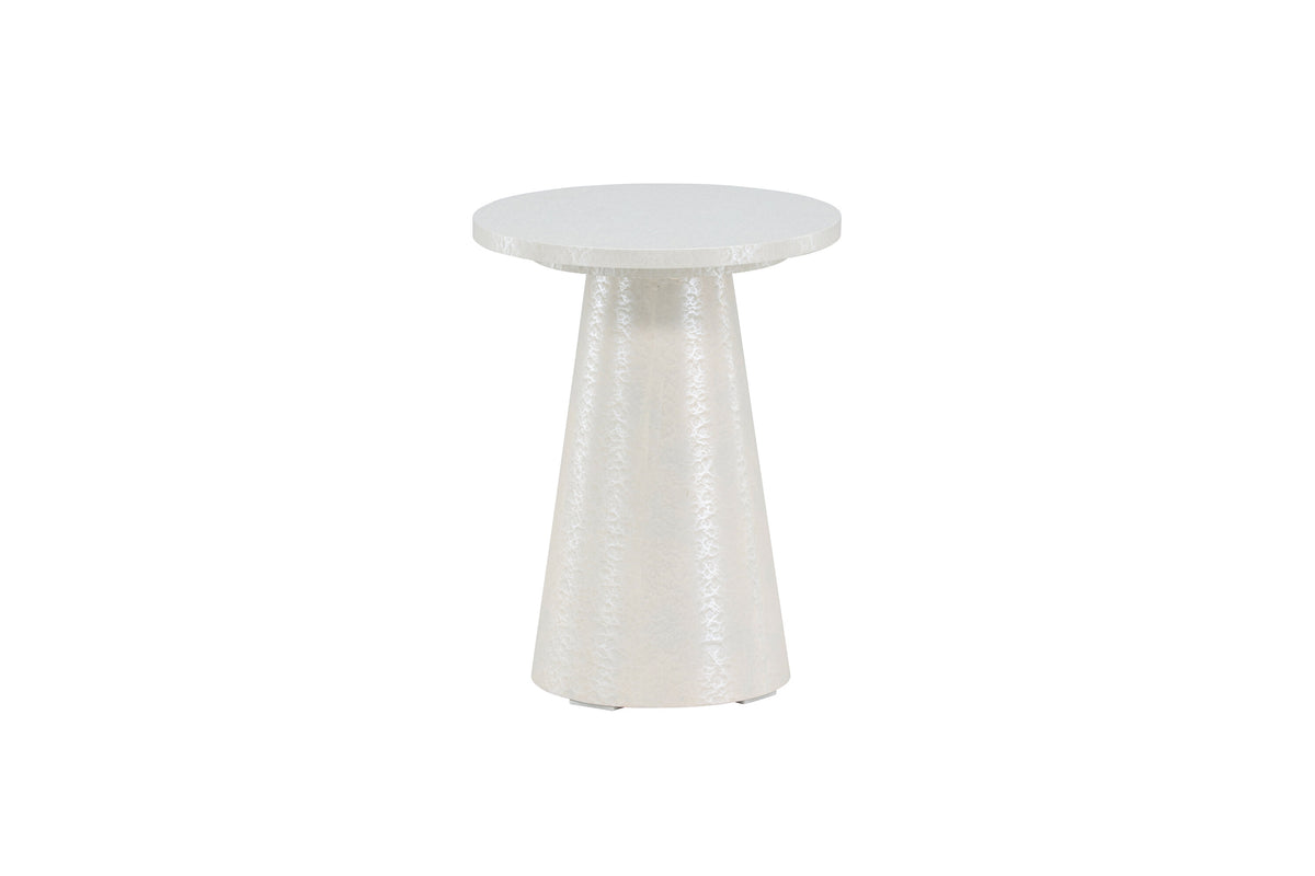 Lanzo sidebord - Ø35 cm - hvid - billede 6