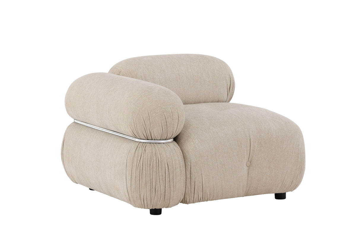 Mika Sofa Modul Beige - Venstre endemodul
