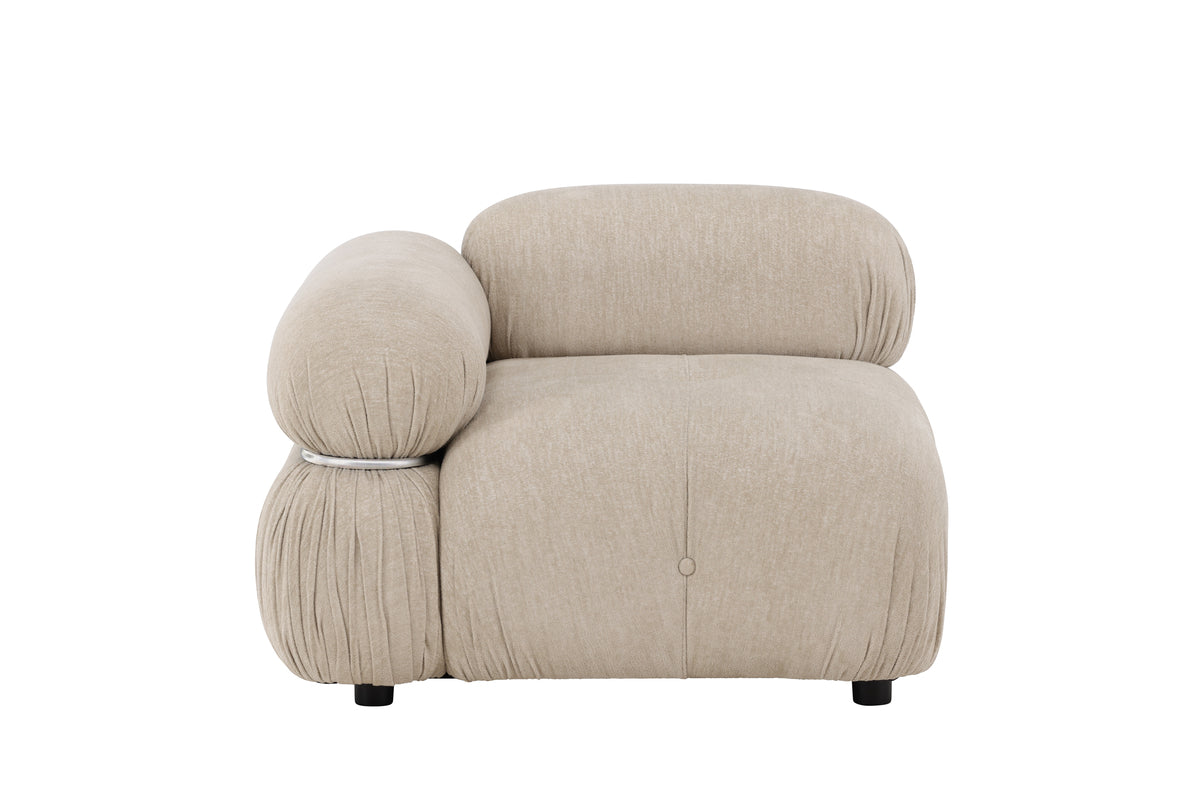 Mika Sofa Modul Beige - Venstre endemodul