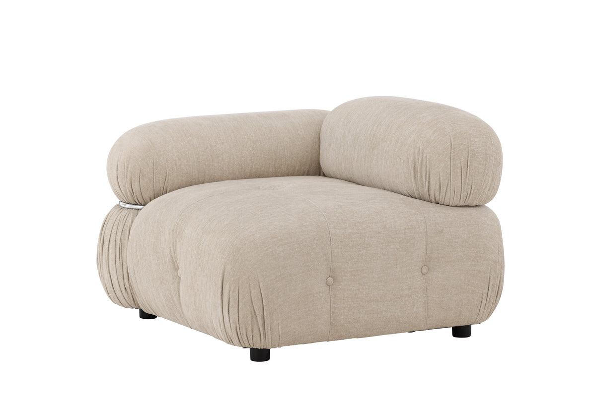 Mika Sofa Modul Beige - Venstre endemodul