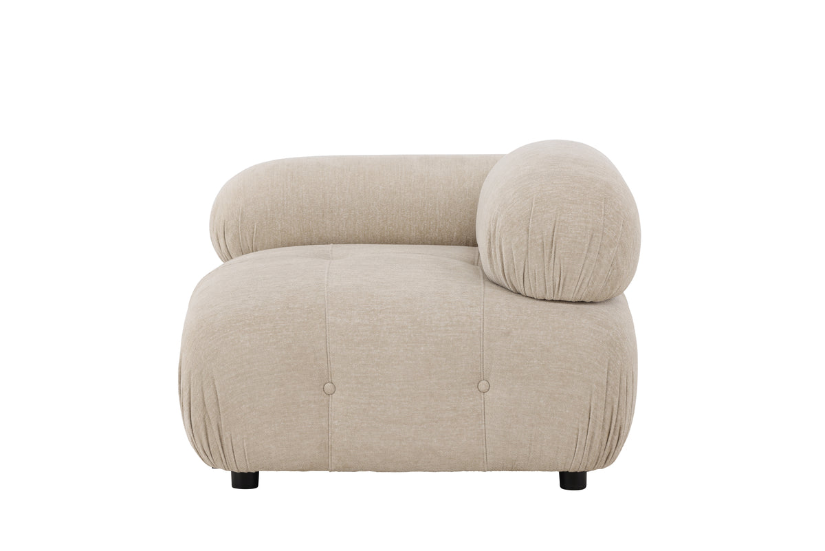 Mika Sofa Modul Beige - Venstre endemodul