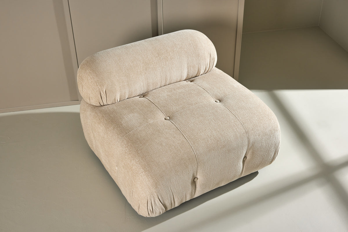 Mika Sofa Modul Beige - Midtersektion