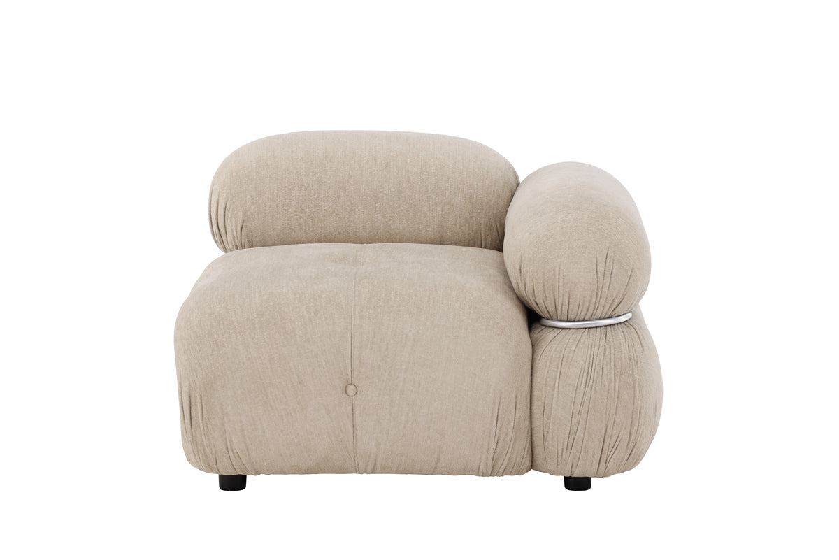 Mika Sofa Modul Beige - Højre endemodul