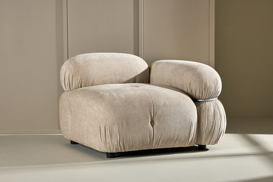 Mika Sofa Modul Beige - Højre endemodul