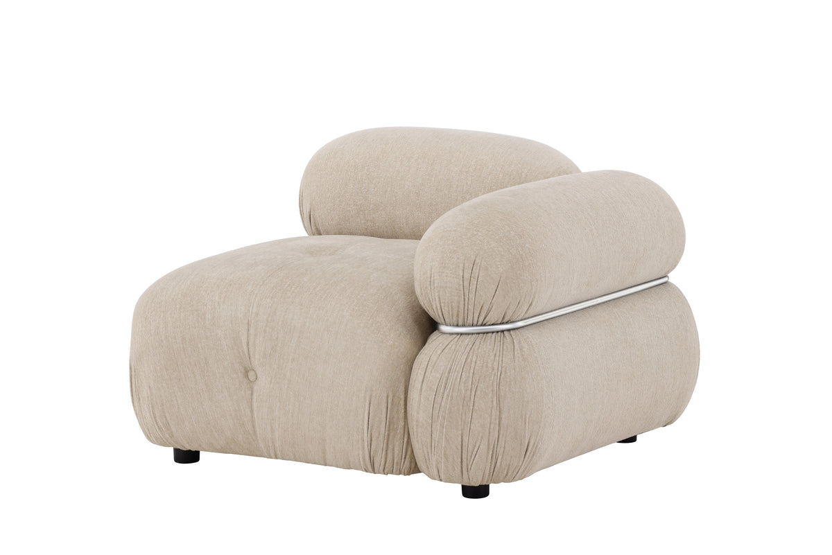 Mika Sofa Modul Beige - Højre endemodul