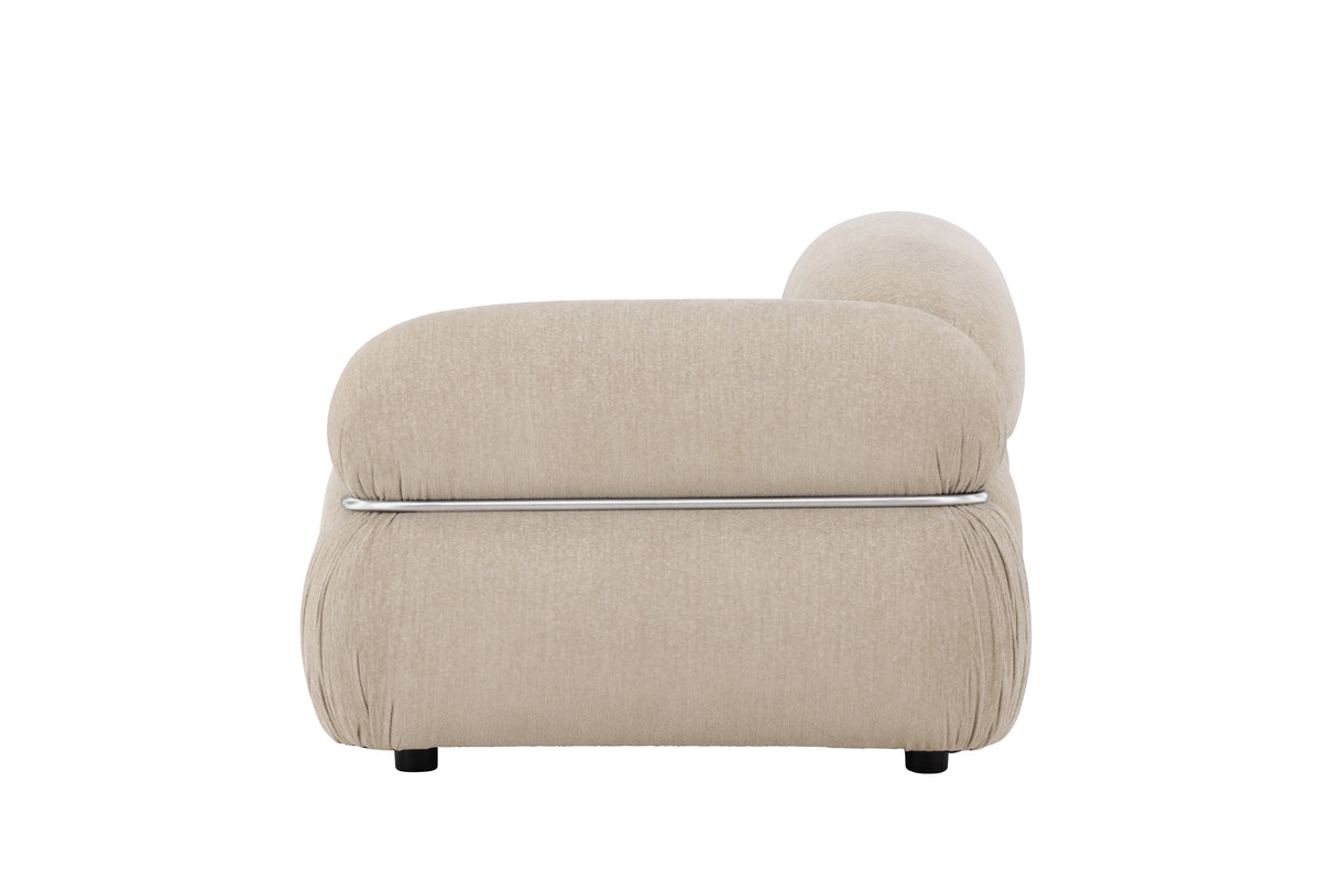 Mika Sofa Modul Beige - Højre endemodul