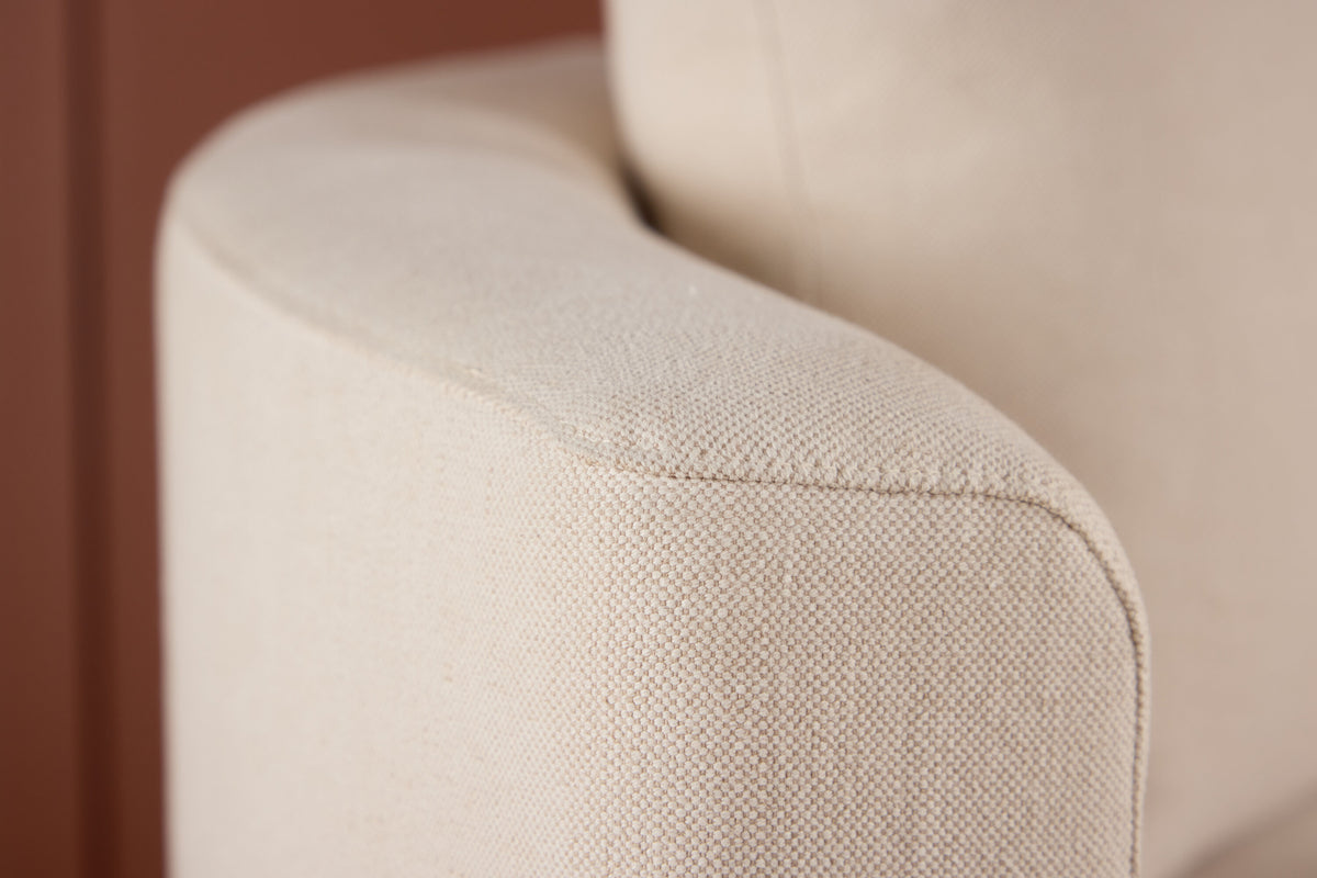 Kelso 3-personers sofa - beige, sort - billede 17