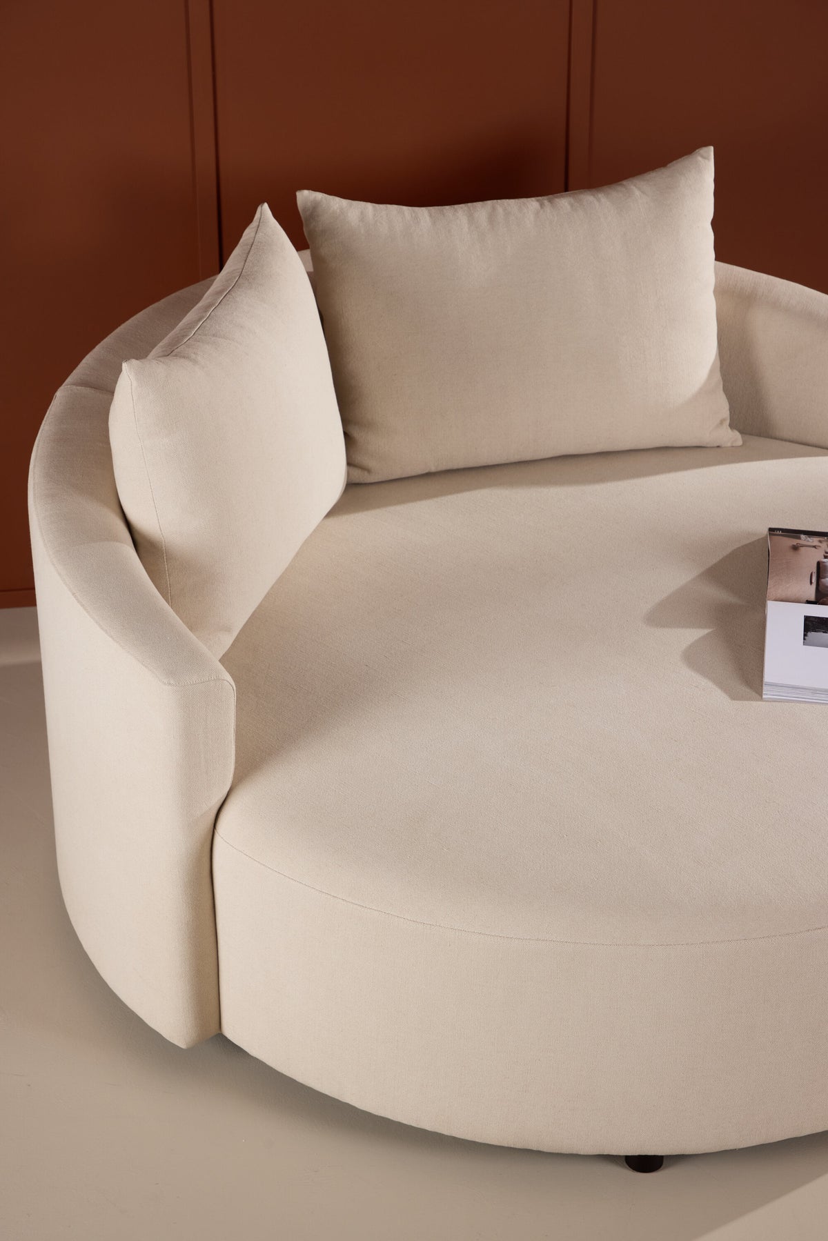 Kelso 3-personers sofa - beige, sort - billede 24