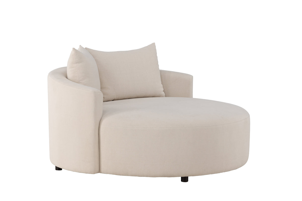 Kelso 3-personers sofa - beige, sort - billede 11