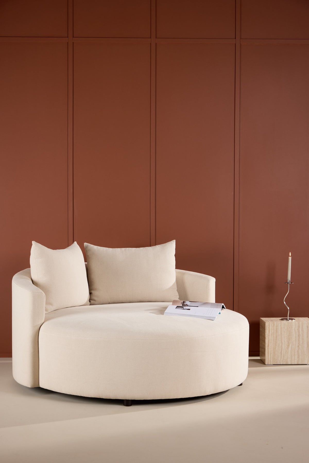 Kelso 3-personers sofa - beige, sort - billede 19
